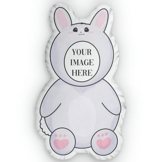 BTS BUNNY ONESIE SHAPED PILLOW - CUSTOMIZE FACE - thekpopfeminist