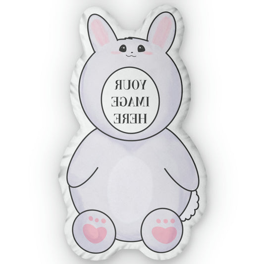 BTS BUNNY ONESIE SHAPED PILLOW - CUSTOMIZE FACE - thekpopfeminist