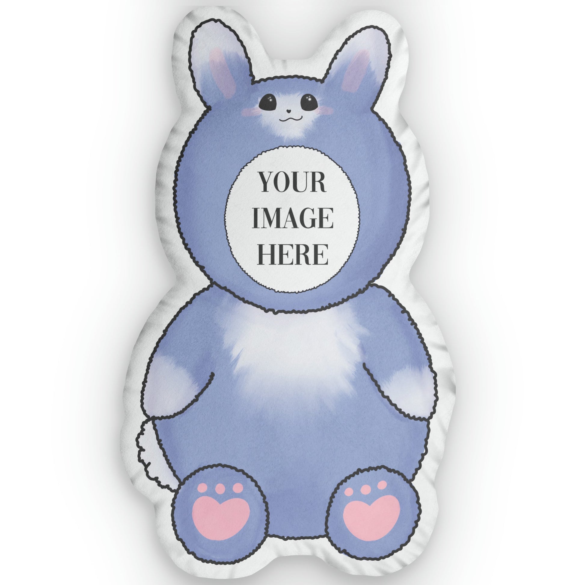 TXT BUNNY ONESIE SHAPED PILLOW - CUSTOMIZE FACE - thekpopfeminist