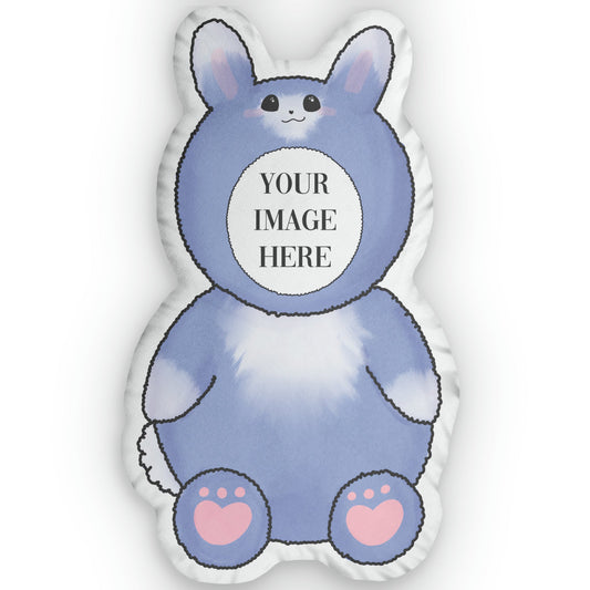 TXT BUNNY ONESIE SHAPED PILLOW - CUSTOMIZE FACE - thekpopfeminist