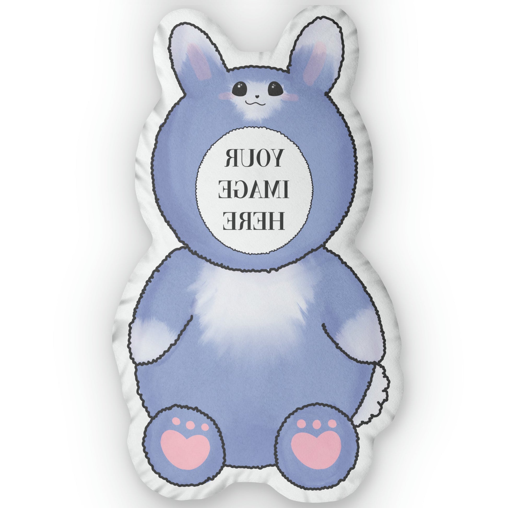 TXT BUNNY ONESIE SHAPED PILLOW - CUSTOMIZE FACE - thekpopfeminist
