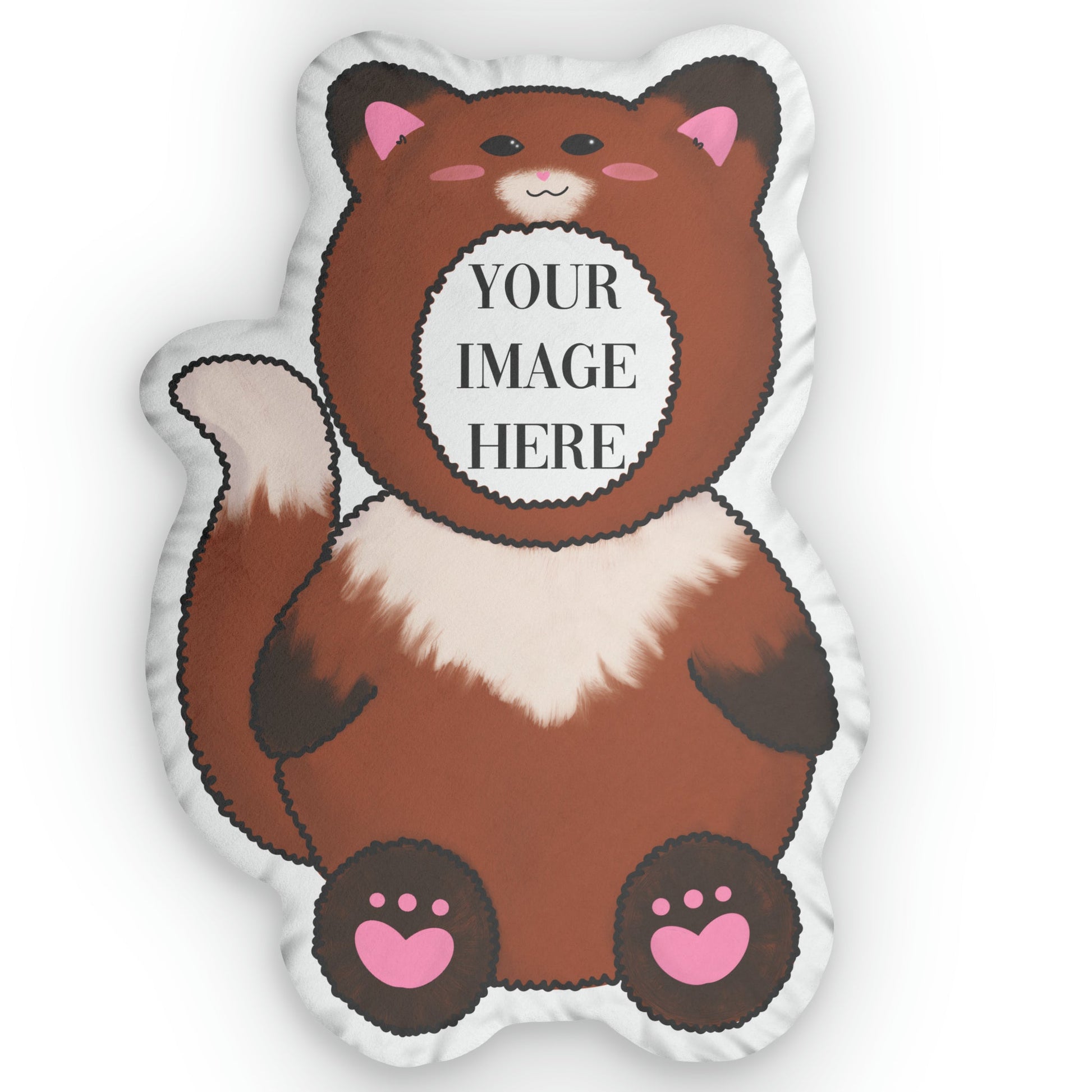 TXT FOX ONESIE SHAPED PILLOW - CUSTOMIZE FACE - thekpopfeminist