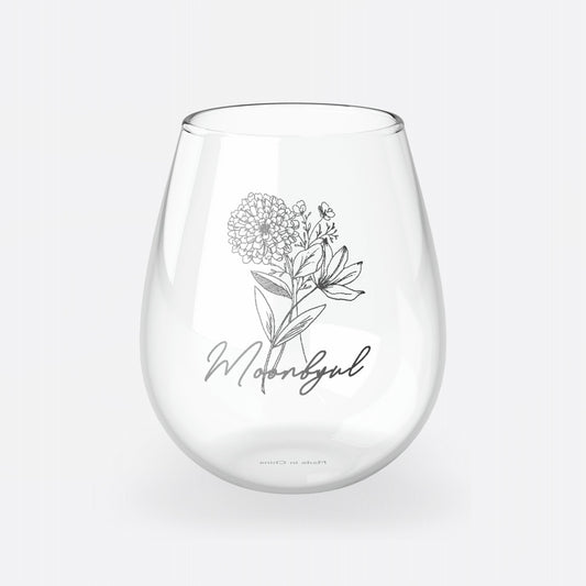 MOONBYUL FLORAL GLASS, 11.75oz - thekpopfeminist